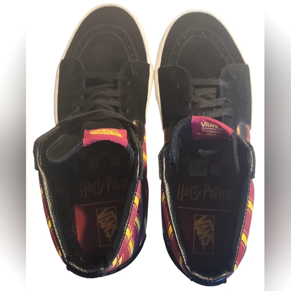 VANS Limited Edition Harry Potter Gryffindor SK8-Hi Top Shoes, Men's Size 10 - Picture 6 of 11